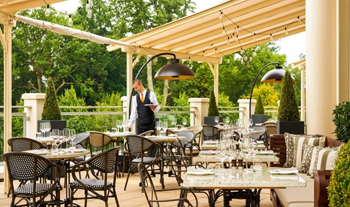 Powerscourt Hotel Resort Spa - Sika Restaurant Terrace - Book on ClassicTravel.com