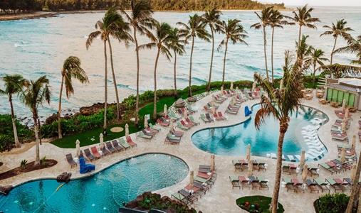 Turtle Bay Resort - Terraced Pool Deck - Book on ClassicTravel.com