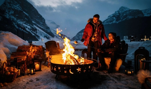 The Fairmont Chateau Lake Louise - Terrace Campfire - Book on ClassicTravel.com