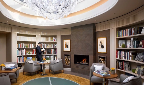 Four Seasons Geneva Des Bergues - Library - Book on ClassicTravel.com