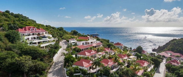 Hôtel Barrière Le Carl Gustaf - Aerial View - Book on ClassicTravel.com