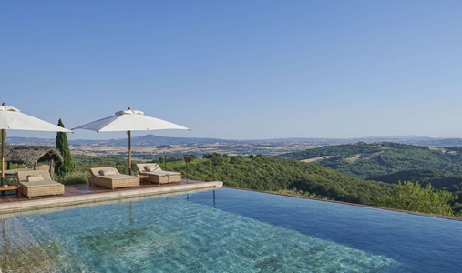 Castello di Vicarello - Infinity Pool - Book on ClassicTravel.com