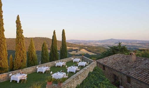 Castello di Vicarello - La Terrazza - Book on ClassicTravel.com