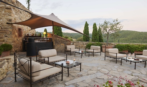 Castello di Vicarello - Terrace Bar - Book on ClassicTravel.com