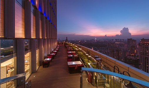 InterContinental Hotels NANJING - 45F Outdoor Terrace - Book on ClassicTravel.com