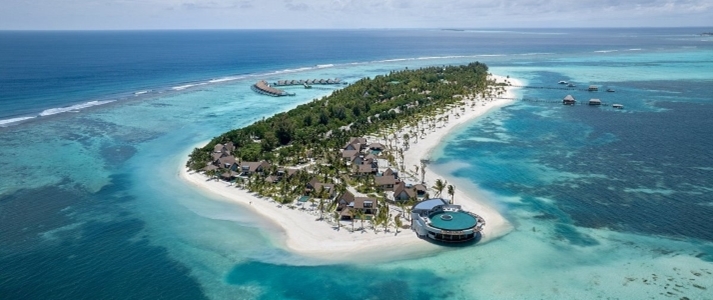 Six Senses KANUHURA MALDIVES - Aerial View - Book on ClassicTravel.com