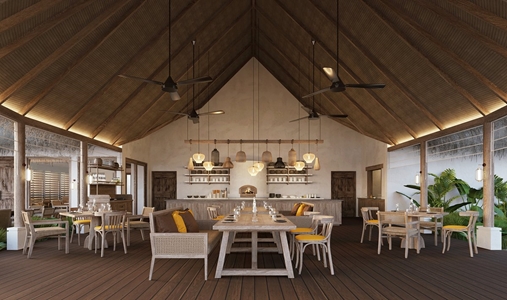 Six Senses KANUHURA MALDIVES - Bottega Interior - Book on ClassicTravel.com