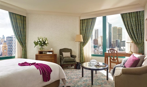 The Langham, Melbourne - Deluxe River Corner Room - Book on ClassicTravel.com