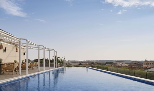 Anantara Palazzo Naiadi Rome - Rooftop Pool - Book on ClassicTravel.com