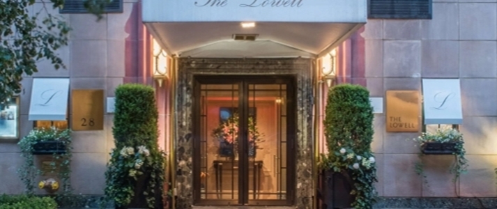 The Lowell - Entrance - Book on ClassicTravel.com