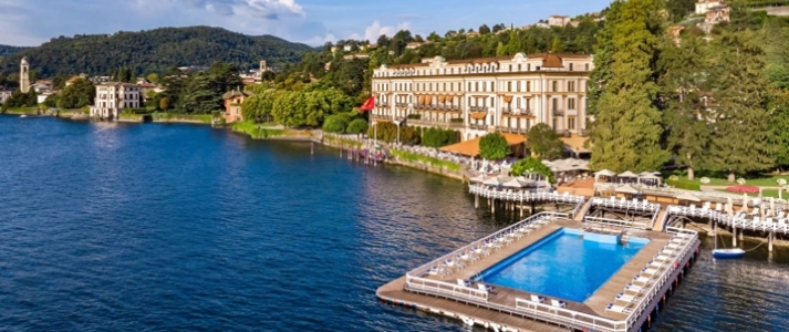 Villa d'Este - Aerial View - Book on ClassicTravel.com