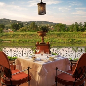 Villa La Massa - Verrocchio Restaurant Terrace - Book on ClassicTravel.com