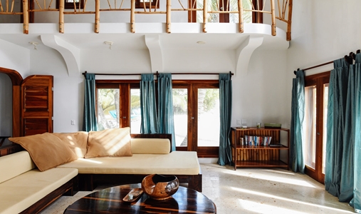 Matachica Resort and Spa - Seafront Luxury Villa Living Room