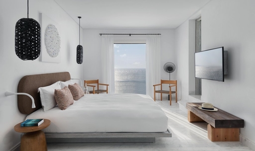 Mykonos Riviera Hotel and Spa - Galaxy Sharing Pool Suite Bedroom