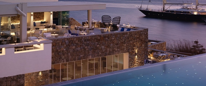 Mykonos Riviera Hotel and Spa - Pool Club Lafs Restaurant
