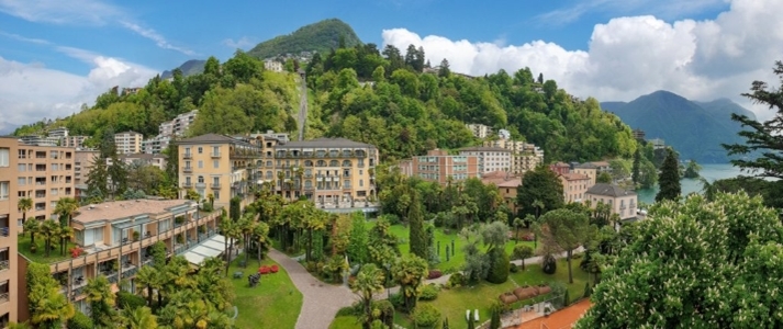 Grand Hotel Villa Castagnola - Aerial View - Book on ClassicTravel.com