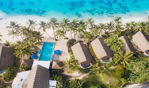 Little Polynesian Resort - Beach Aerial View