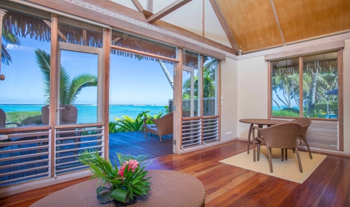 Little Polynesian Resort - Beachfront Bungalow View