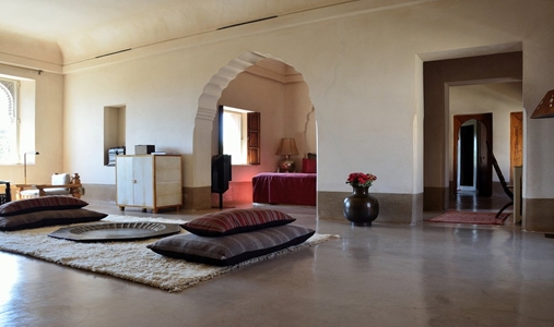 Ksar Char-Bagh - Large Harim Suite Living Area - Book on ClassicTravel.com