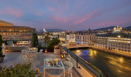 Mandarin Oriental, Geneva - Terrace View - Book on ClassicTravel.com