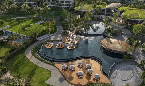 Anantara Koh Yao Yai Resort & Villas - Pool Aerial View - Book on ClassicTravel.com