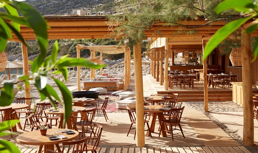 Daios Cove Luxury Resort and Villas - The Beach House Restaurant - Book on ClassicTravel.com