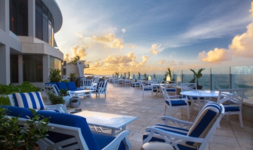 Condado Vanderbilt Hotel - Terrace East Sunset - Book on ClassicTravel.com