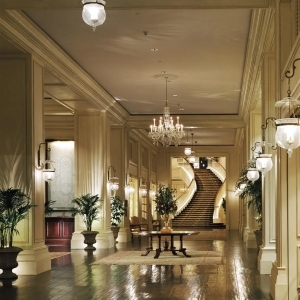 The Sanctuary at Kiawah Island - Lobby Staircase- Book on ClassicTravel.com