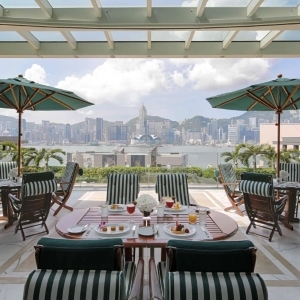 The Peninsula Hong Kong - Poolside Dining - Book on ClassicTravel.com