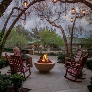 The Ritz-Carlton Dallas, Las Colinas - Fire Pit - Book on ClassicTravel.com