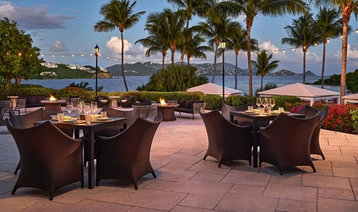 The Ritz-Carlton, St. Thomas - Bleuwater Terrace Evening - Book on ClassicTravel.com