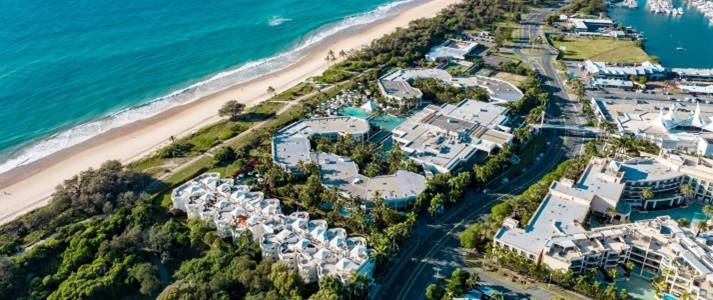 Sheraton Grand Mirage Resort Gold Coast - Aerial View - Book on ClassicTravel.com