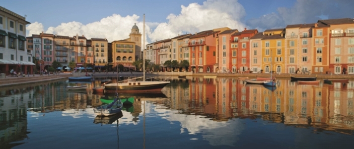 Loews Portofino Bay Hotel at Universal Orlando - Harbor Piazza - Book on ClassicTravel.com