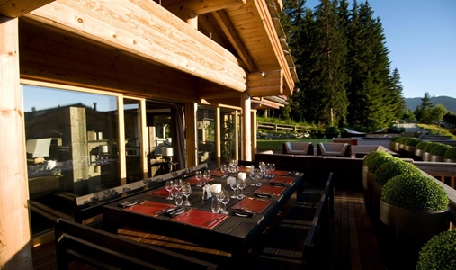 The Lodge Verbier - Summer Dining - Book on ClassicTravel.com