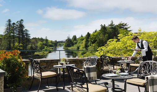 Ballynahinch Castle - Terrace - Book on ClassicTravel.com