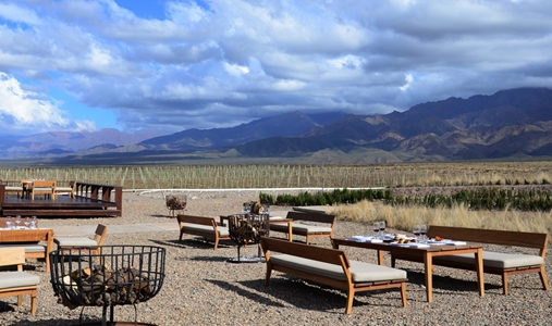 Casa de Uco Vineyards & Wine Resort - Chill out Deck - Book on ClassicTravel.com