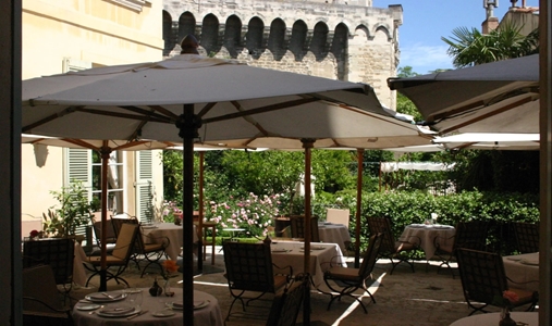 La Mirande - Gourmet Restaurant Terrace - Book on ClassicTravel.com