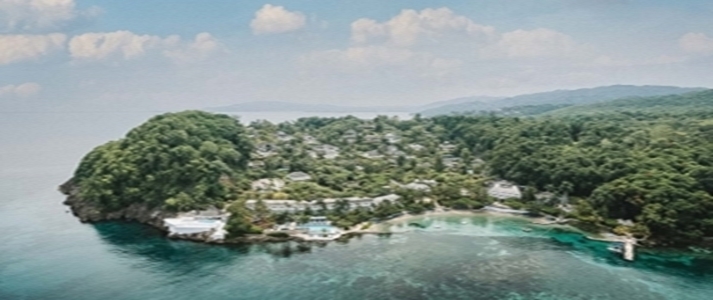 Round Hill Hotel and Villas - Aerial View - Book on ClassicTravel.com