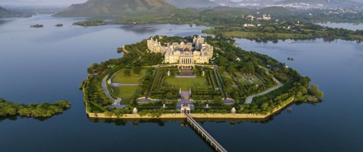 Raffles Udaipur - Aerial View - Book on ClassicTravel.com